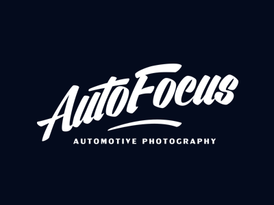 Auto Focus branding grzegorz lettering logo photography typography