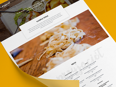 Restaurant modern responsive ui ux web webdesign website