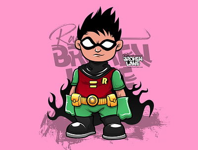 ROBIN digitalart illustration tshirtdesign vectorart