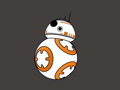 BB8 Vector Illustration graphic design illustration star wars vector vector illustration