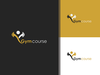 Gymcourse ai logo branding