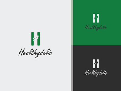 Healthydelic ai logo food branding
