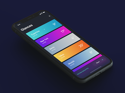 City Cards 10 design freelance gesture interaction ios 11 iphone x mobile product ui ux x
