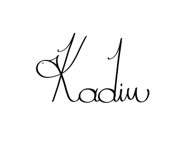 Kadim Logo alcoholic art branding brush calligraphy design fish hand writing lettering logo logotype mark