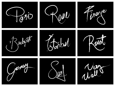 calligraphy lettering calligraphy hand writing lettering logo logotype