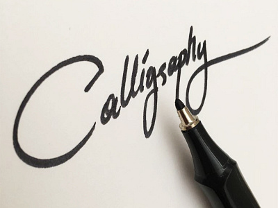 Calligraphy brush calligraphy hand writing