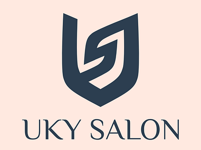 Uky Salon Logo indonesia logo salon simple type typography uky