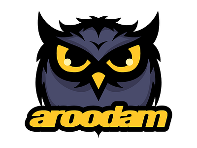 Aroodam Mascot aroodam design illustration logo mascot owl