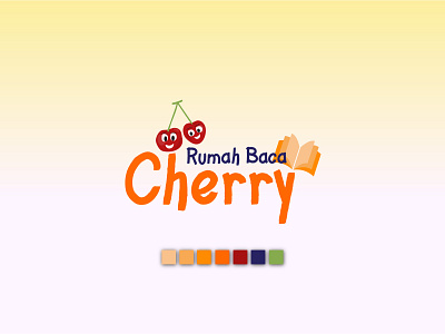 Rumah Baca Cherry - Logo adobe illustrator branding desain logo design logo logotype