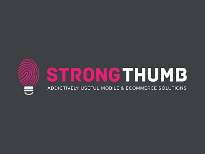 Strongthumb agency logo logo design mobile mobile design strongthumb