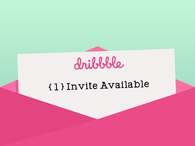 Dribbble Invite [1] dribbble dribbble invite invite