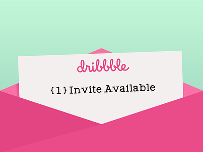 Dribbble Invite [1]