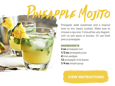 UI Element Challenge -- Day 009 Recipe Card daily daily challenge drink drink recipe recipe recipe card ui ui design