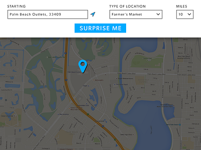 UI Element Challenge -- Day 044 Navigation daily challenge map navigation ui ui design