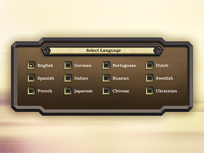 UI Element Challenge -- Day 056 Language Selector