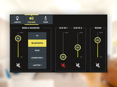 UI Element Challenge -- Day 068 Smart Home UI