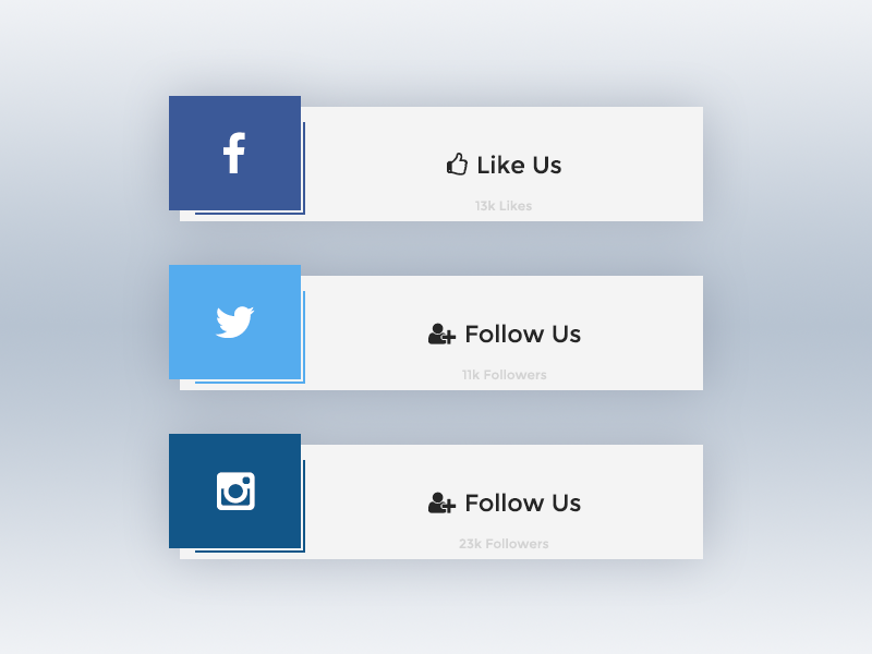 UI Element Challenge -- Day 083 Social Connect by James Lucia on Dribbble