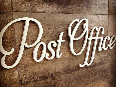 Post office boutique hotel post office signage
