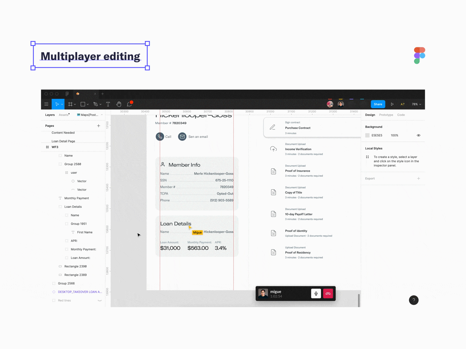 👉 Figma: Real multiplayer editing 👈 clean collaboration desktop figma mexico multiplayer product design slack