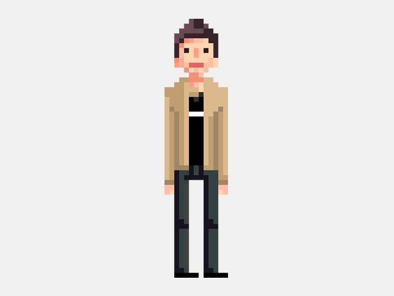 Dancing Tomas 8 bit dancing development gif growthhacker illustration pixel pixelart sprite