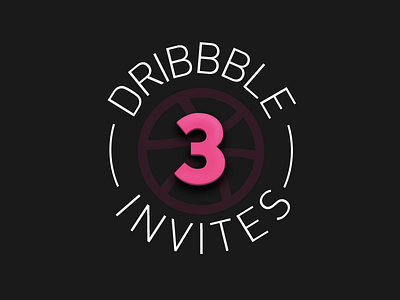 3 Dribbble Invites - Update draft dribbble invite player prospects shot