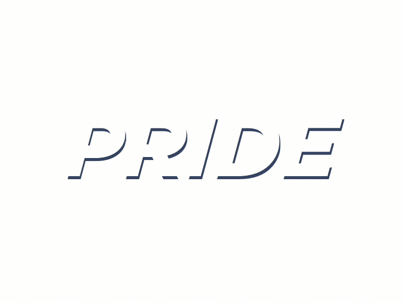 Pride 🌈 animation flag gay pride pride principle rainbow typography