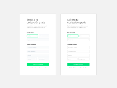 WIP - Form beta checkout clean form green sketch wip
