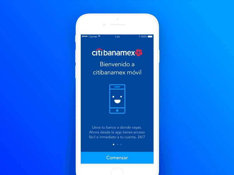 Citibanamex - Design Sprint bank citibanamex clean design sprint gif interaction ios mexico mobile principle