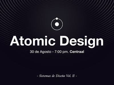 Atomic Design ⚛️- Sketch Meetup atomic design black white meet up mexico sketch app ui