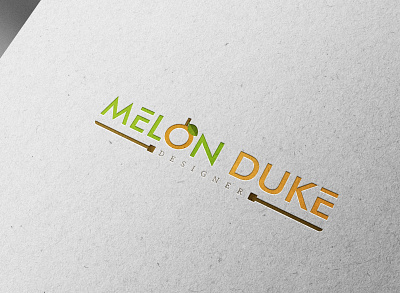 BRAND LOGO OF MELON DUKE branding design graphic design icon illustration logo typography vector