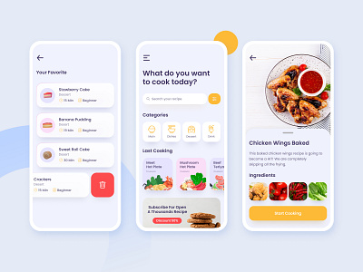 Food Service App app clean design exploration food food app ios mobile service ui uidesign uidesigns uxdesign