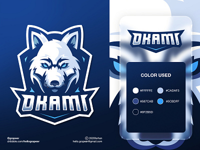 "Okami" Esport/Team/Mascot Logo