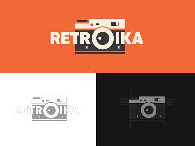 Retroika Film Camera Logo