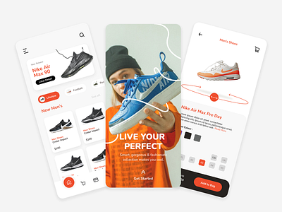 Nike Mobile Apps app design mobile apps nike shoes ui user interface