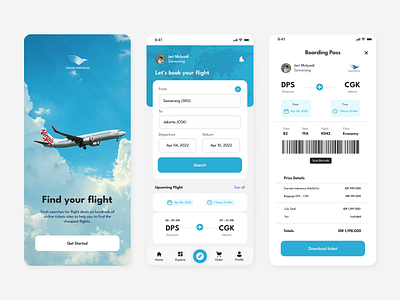 Redesign Garuda Indonesia Mobile Apps by Jeri Mulyadi on Dribbble