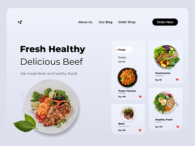 Fresh Healthy design uiux webdesign
