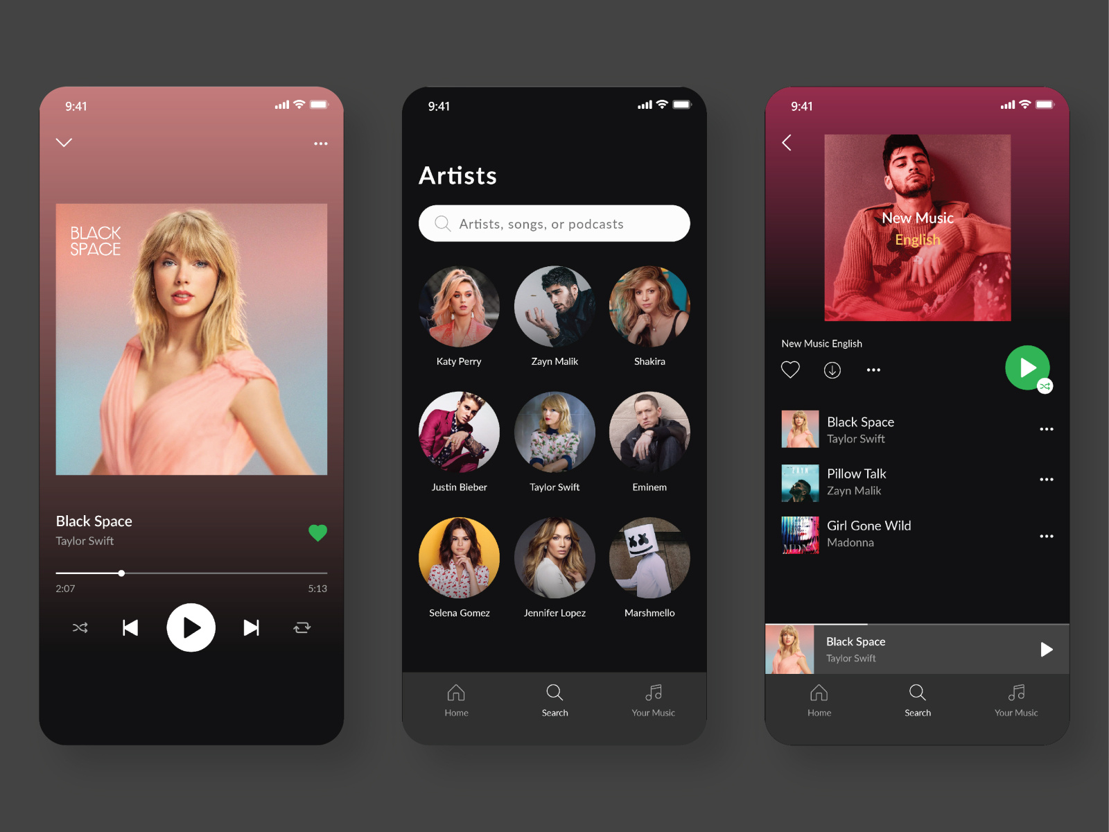 Music App Ui Design