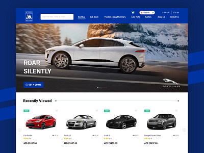 Allied Motors - Landing Page Design