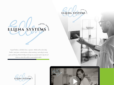 Ellena Systems design illustration logo logo design logodesign logotype vector
