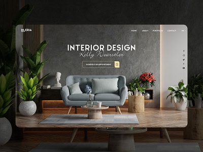 Interior Designer Homepage Design