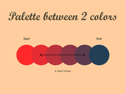 Create a color palette between 2 colors adobe illustrator branding colors easy freebie palette simple tutorial