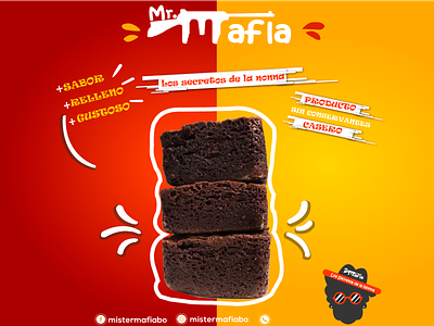 Mr Mafia Fast Food adobe illustrator brownies design fast food food mafia post