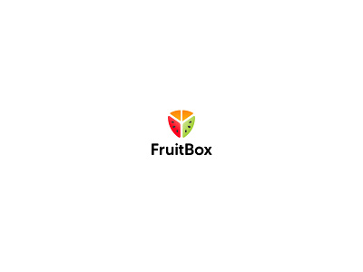 Fruit Box logo box freelance fruit fruit box fruit logo kiwi logo orange watermelon