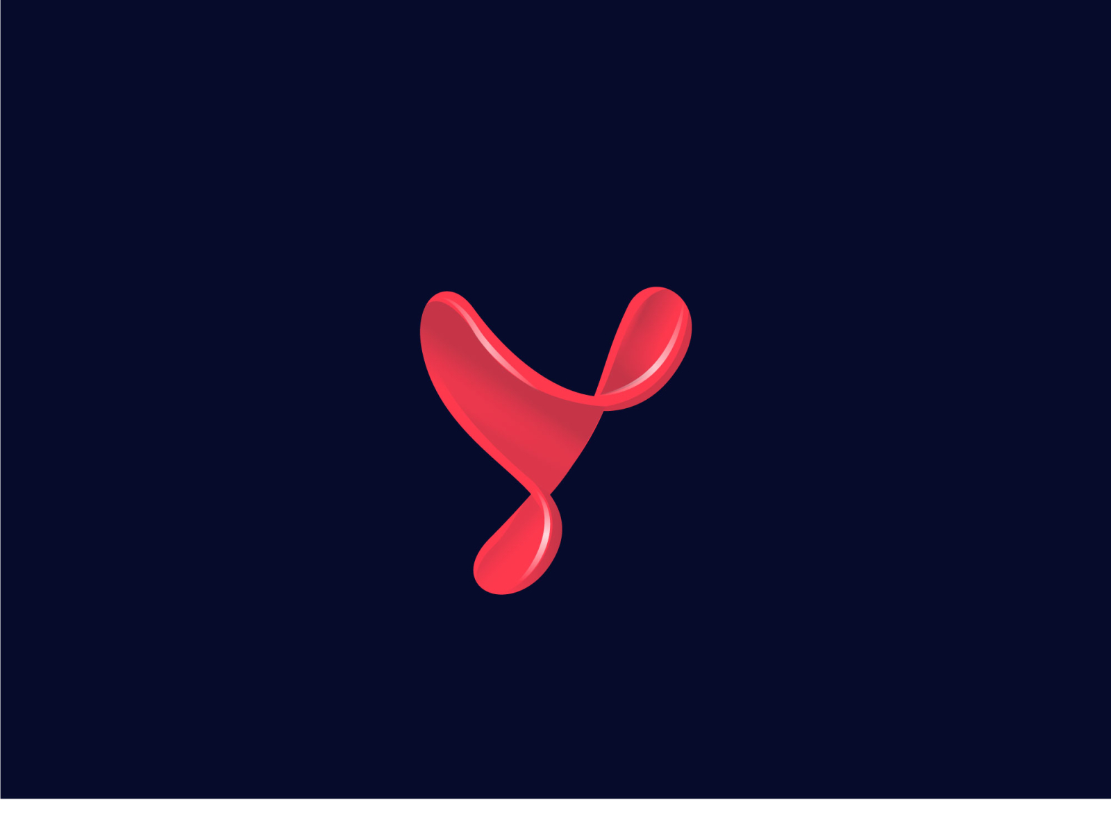 Y Letter logo design by b. on Dribbble