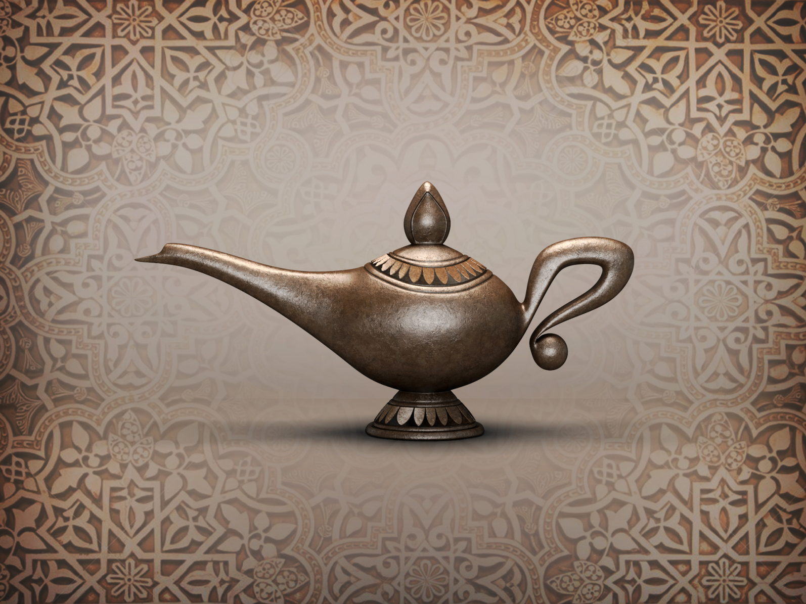 Magic Lamp By Sina Dadkhah On Dribbble   Magic Lamp Landscape 