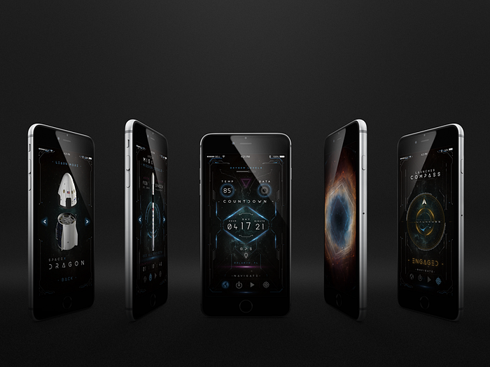 Space Coast Launch Console App by 321 on Dribbble