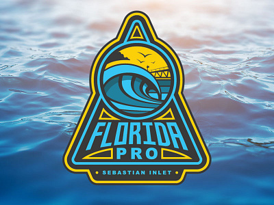Florida Pro Surf Competition brand brand awareness branding design event event design florida logo surf