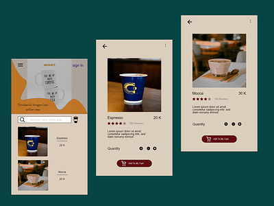 Dribbble 2 coffee coffee cup coffee shop espresso mobile app design mobile design mocca