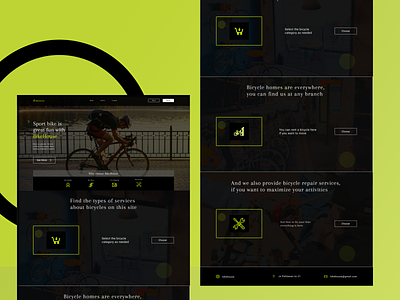 BikeHouse bicycle shop bicycle web design bicycles bicycling web design web designer web ui webdesign