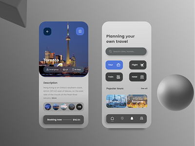 Traveling App Concept